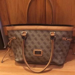 Guess Scandal Canvas Purse Handbag